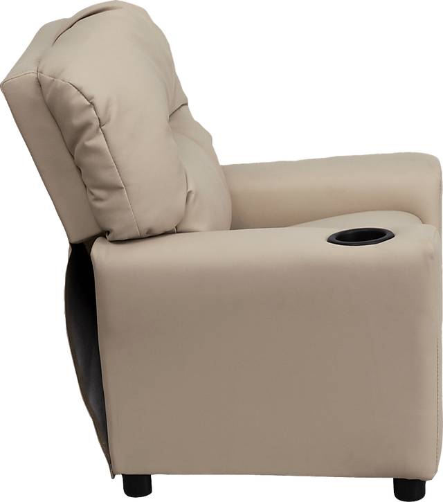 Kids Chappie Beige Recliner - Thumbnail - Image 2