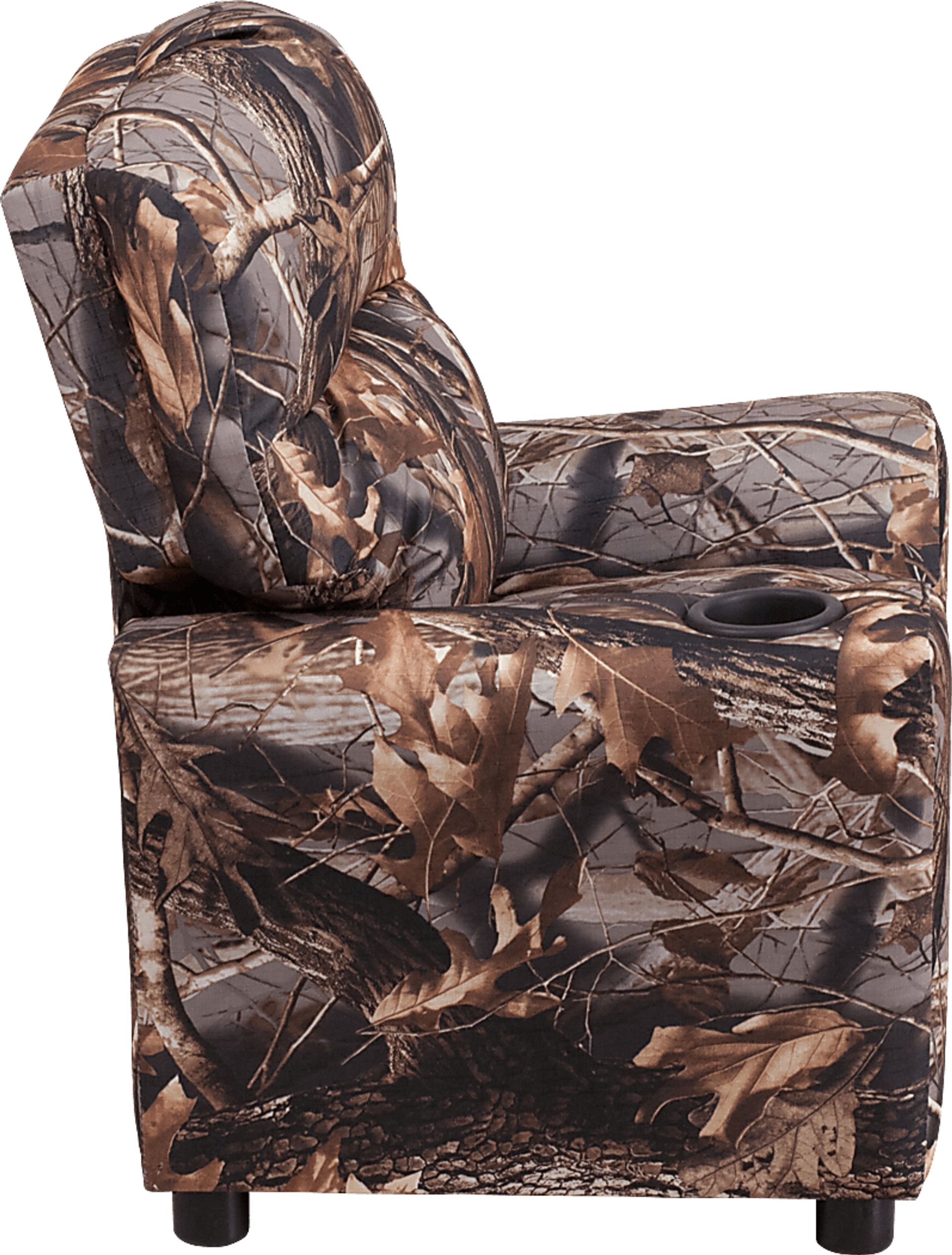 Kids Chappie Dark Brown Recliner - Image 2