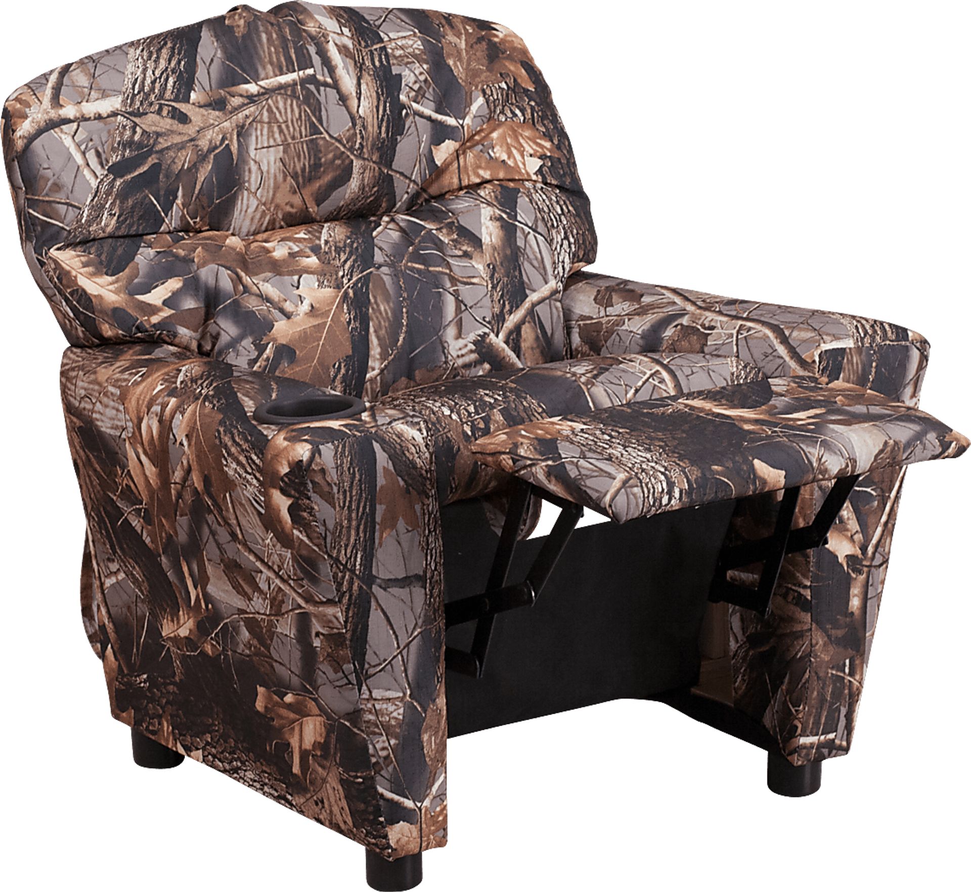 Kids Chappie Dark Brown Recliner - Image 5