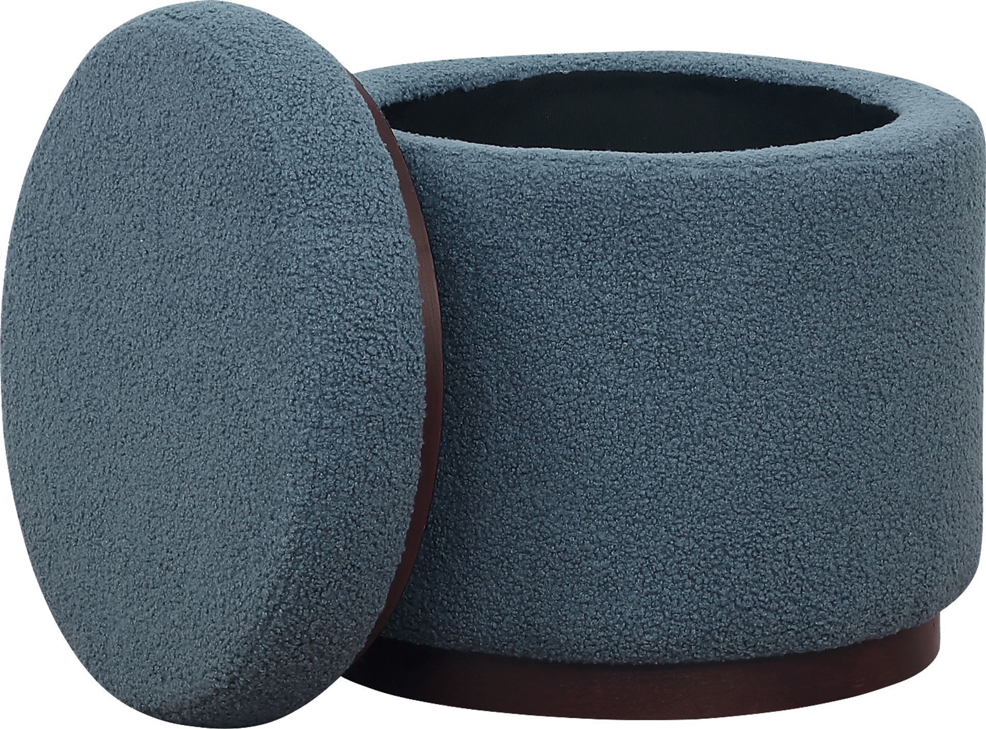 Kids Charleston Blue Storage Ottoman - Image 2