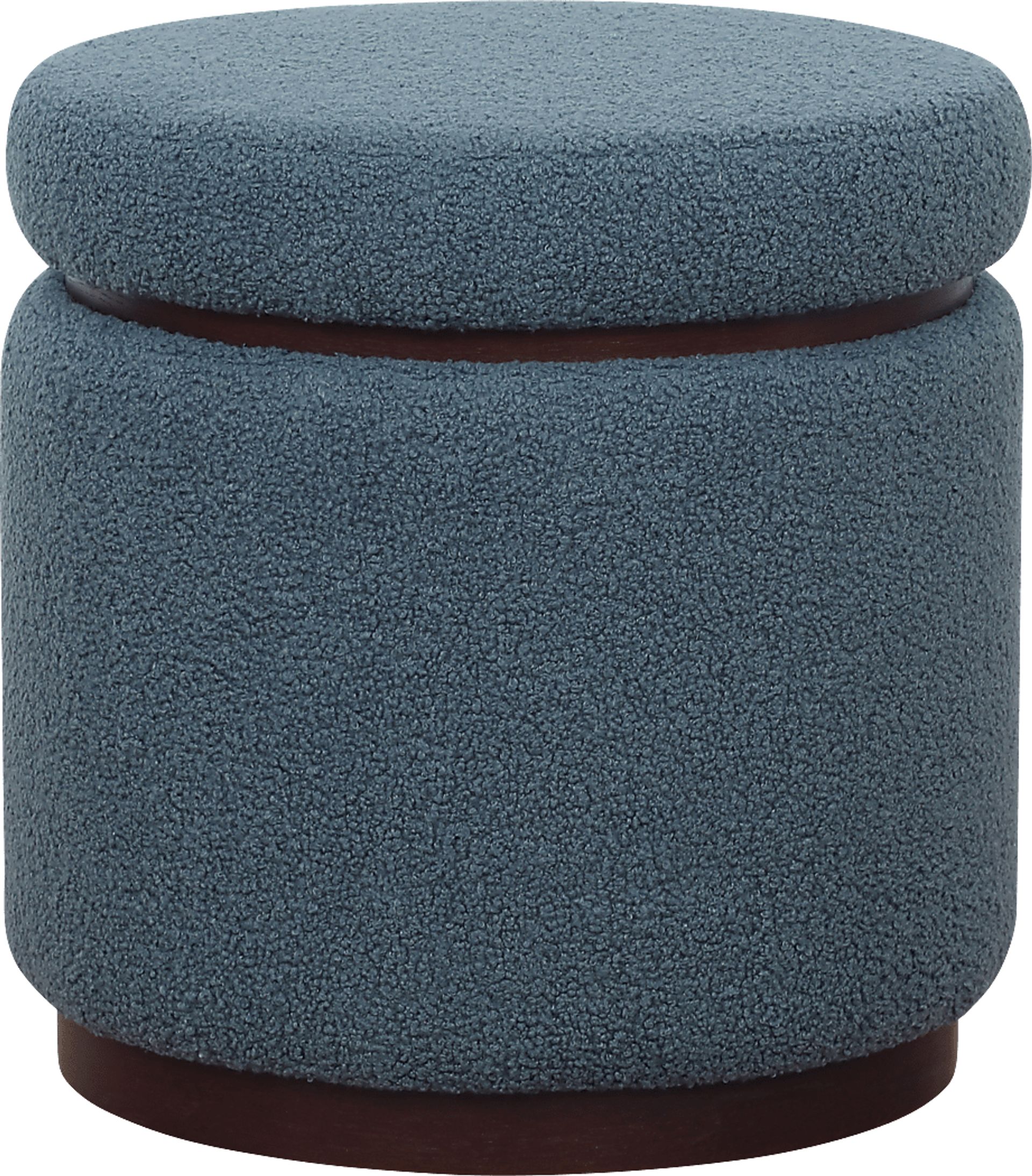 Kids Charleston Blue Storage Ottoman - Image 1