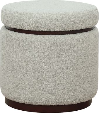 Kids Charleston Light Gray Storage Ottoman