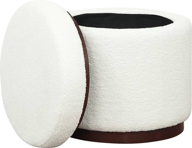 Kids Charleston Natural Storage Ottoman - Thumbnail - Image 2