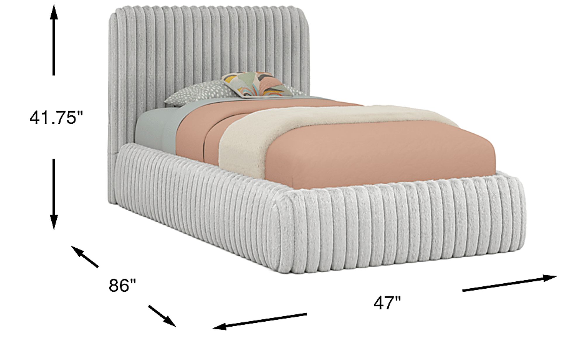 Dimension Image. Please refer to the Dimension Tab on this page for dimension details.