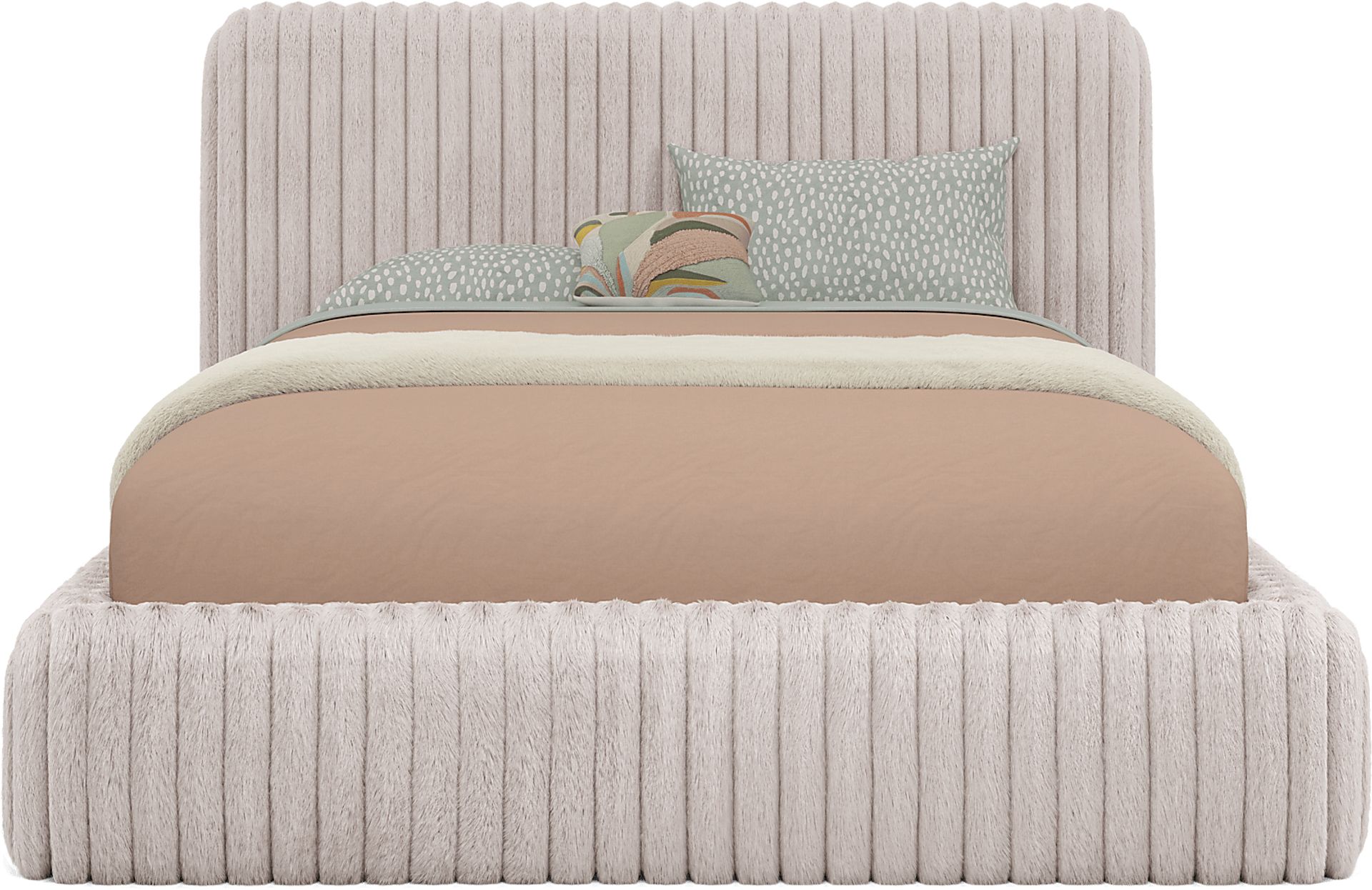 Kids Charlize Pink Full Upholstered Bed - Image 2