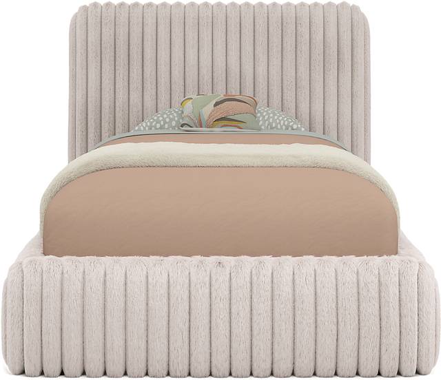 Kids Charlize Pink Twin Upholstered Bed - Thumbnail - Image 3