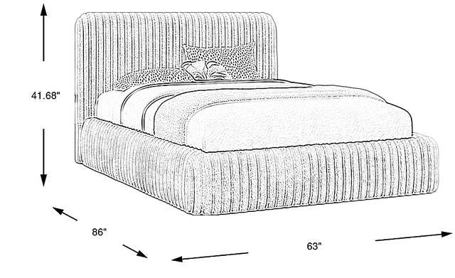 Dimension Image. Please refer to the Dimension Tab on this page for dimension details.