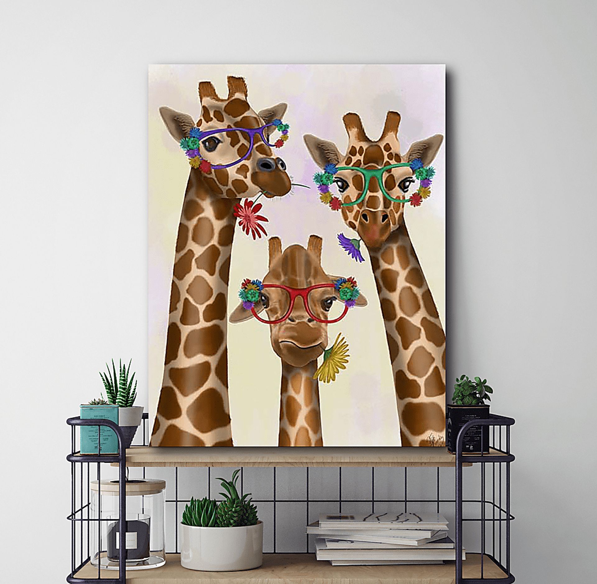 Kids Charming Family Brown Artwork - Image 2