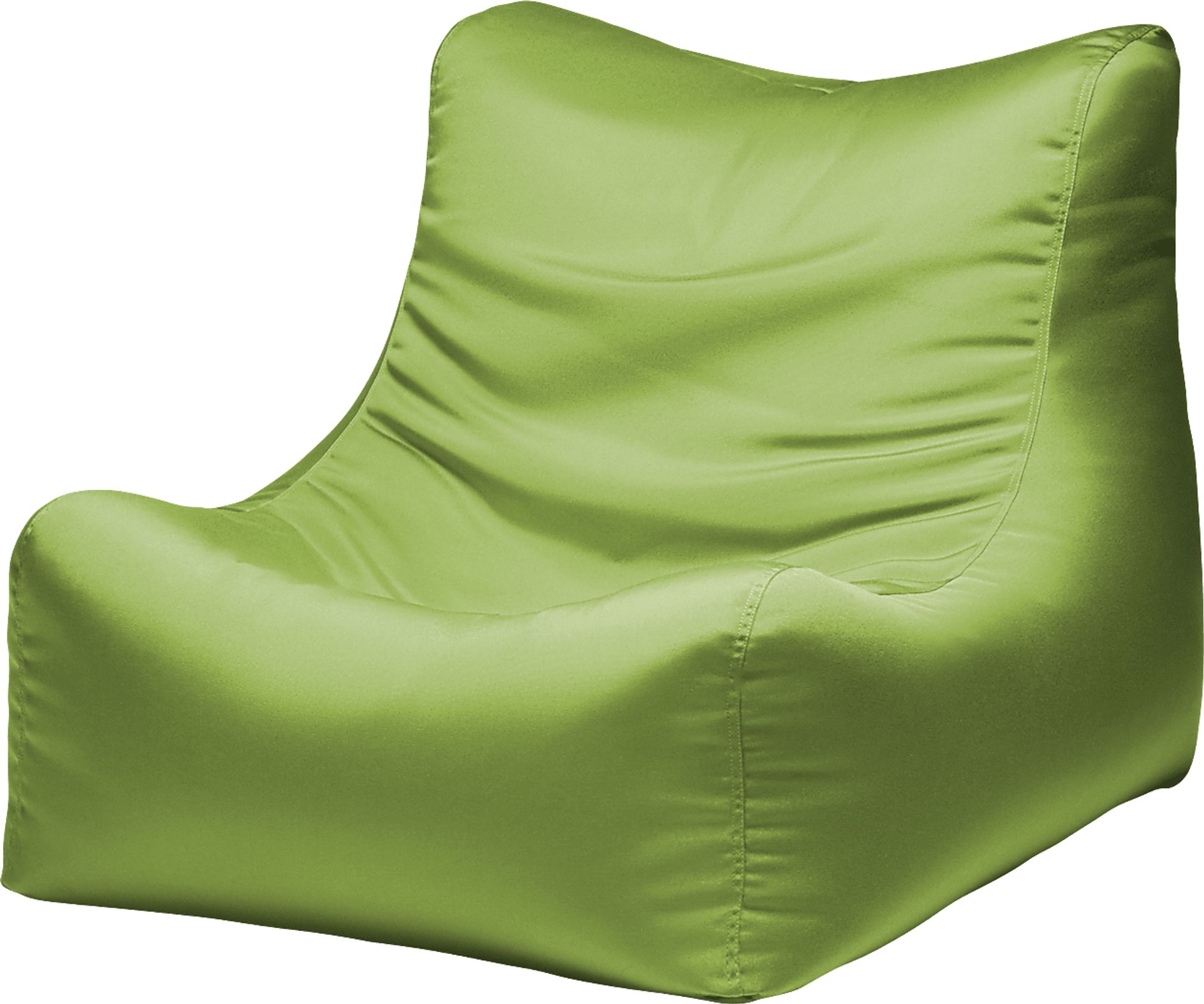 Kids Chatty Garden Green Indoor/Outdoor Bean Bag Chair - Image 1