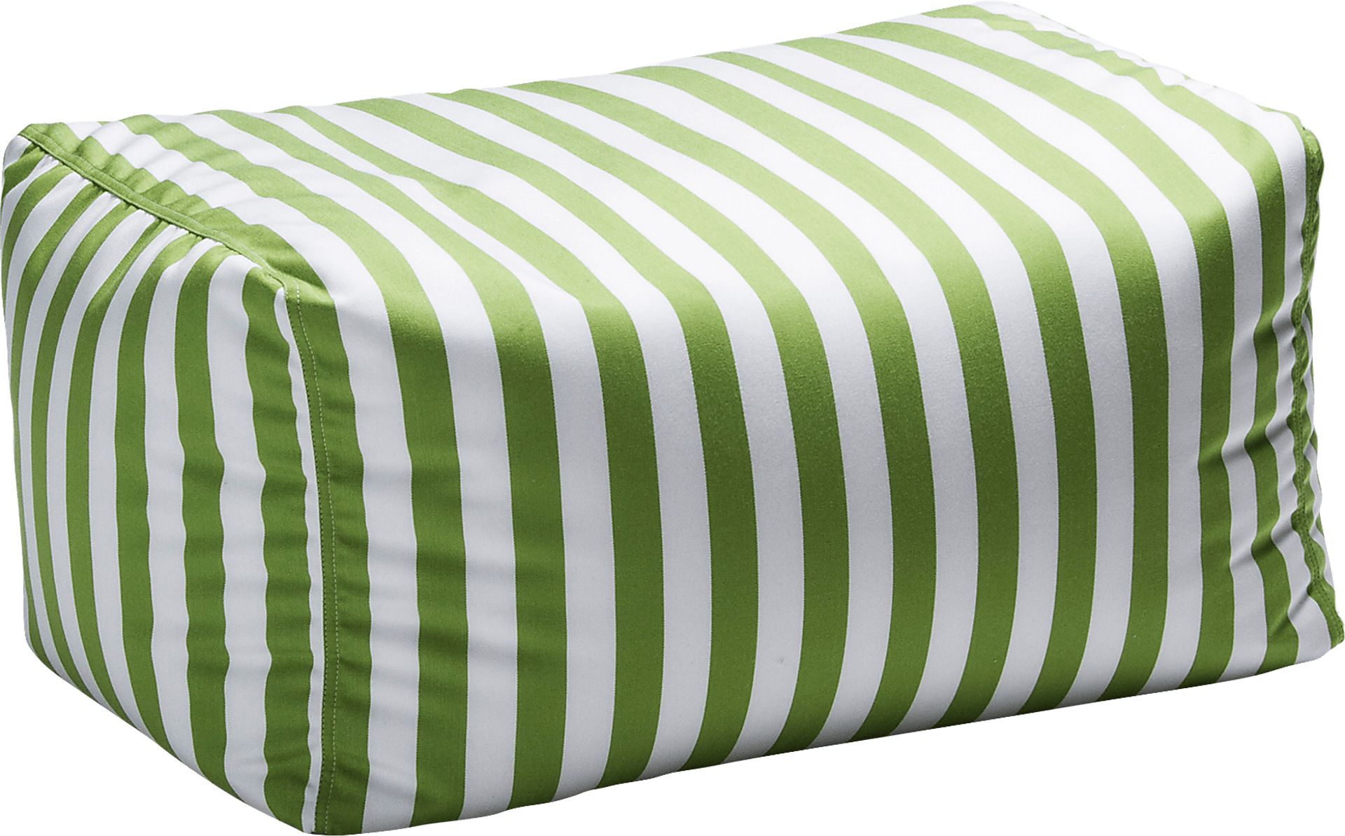 Kids Chatty Garden Green/White Indoor/Outdoor Ottoman - Image 1