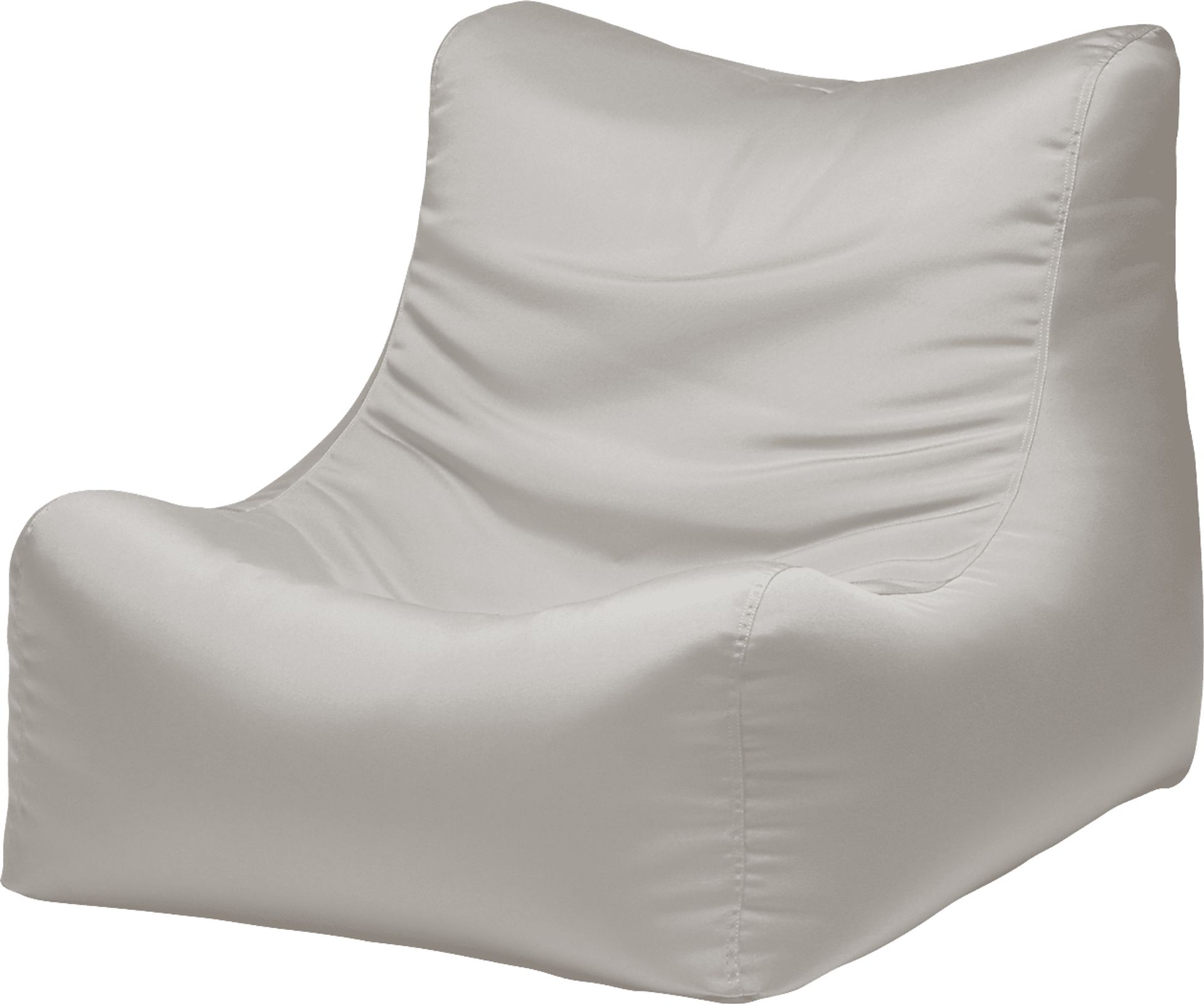Kids Chatty Garden White Indoor/Outdoor Bean Bag Chair - Image 1