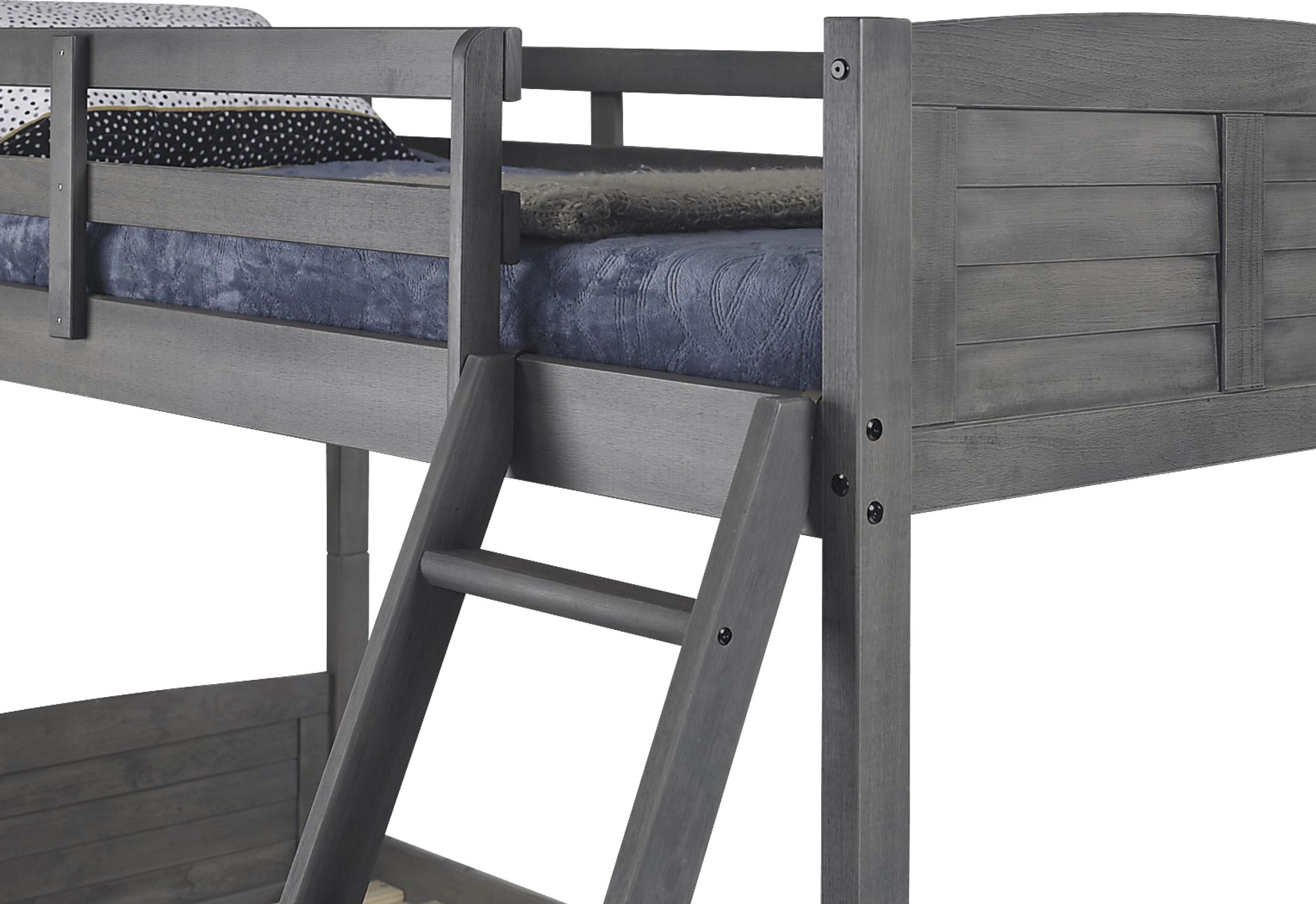 Kids Chemot Gray Twin/Full Bunk Bed - Image 6