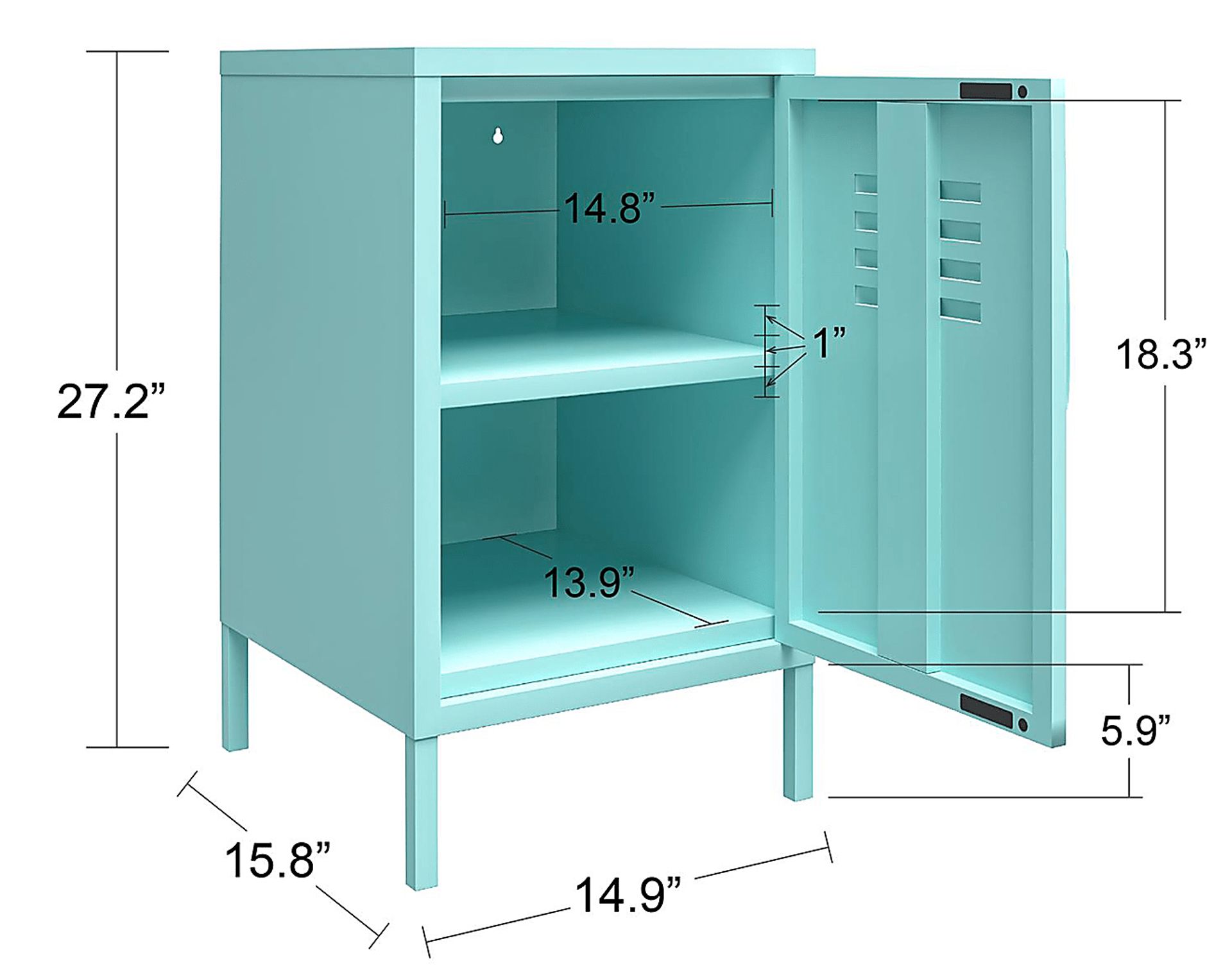 Kids Cheno Mint Storage Locker - Image 9