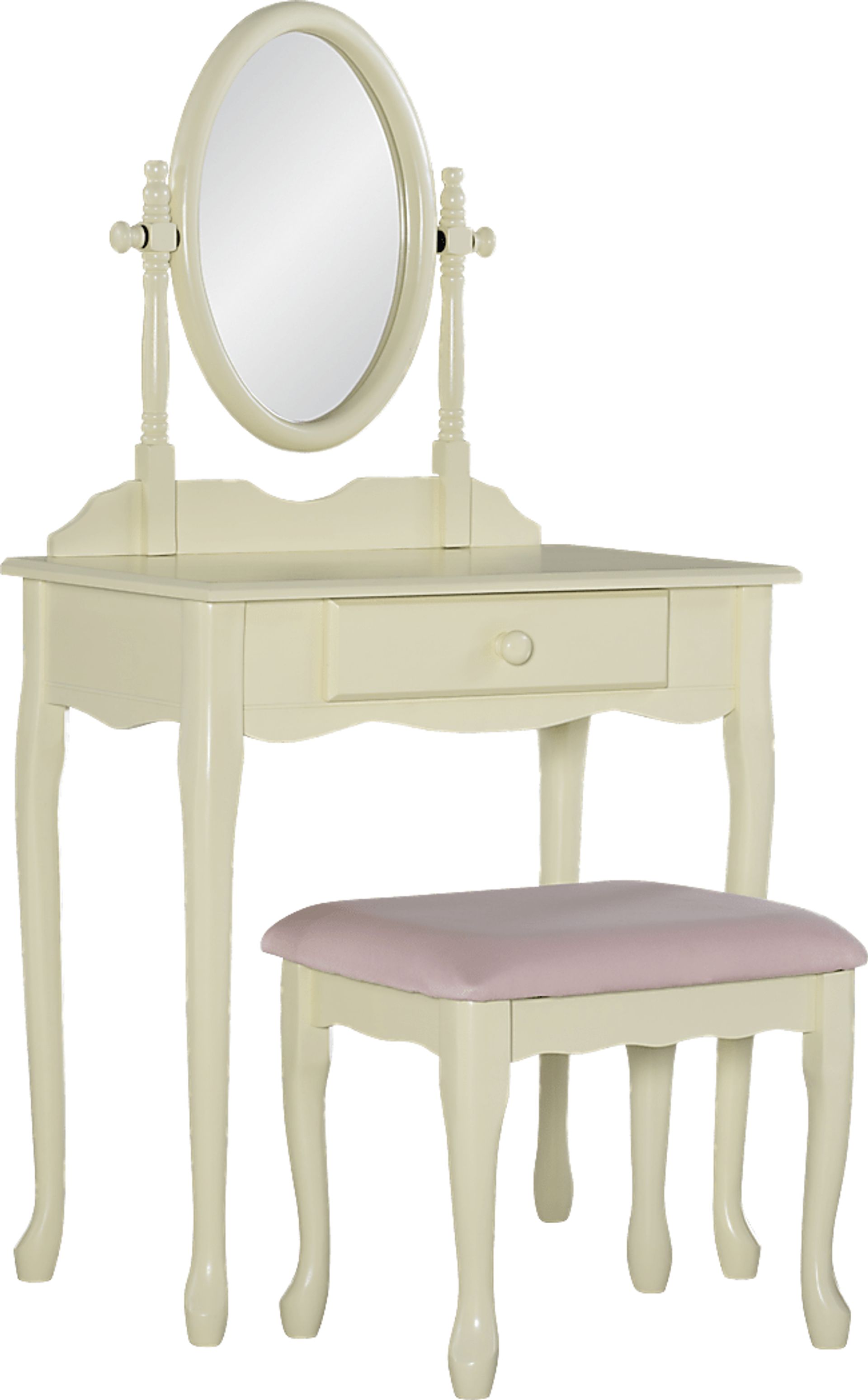 Kids Cherise White Vanity Set - Image 1