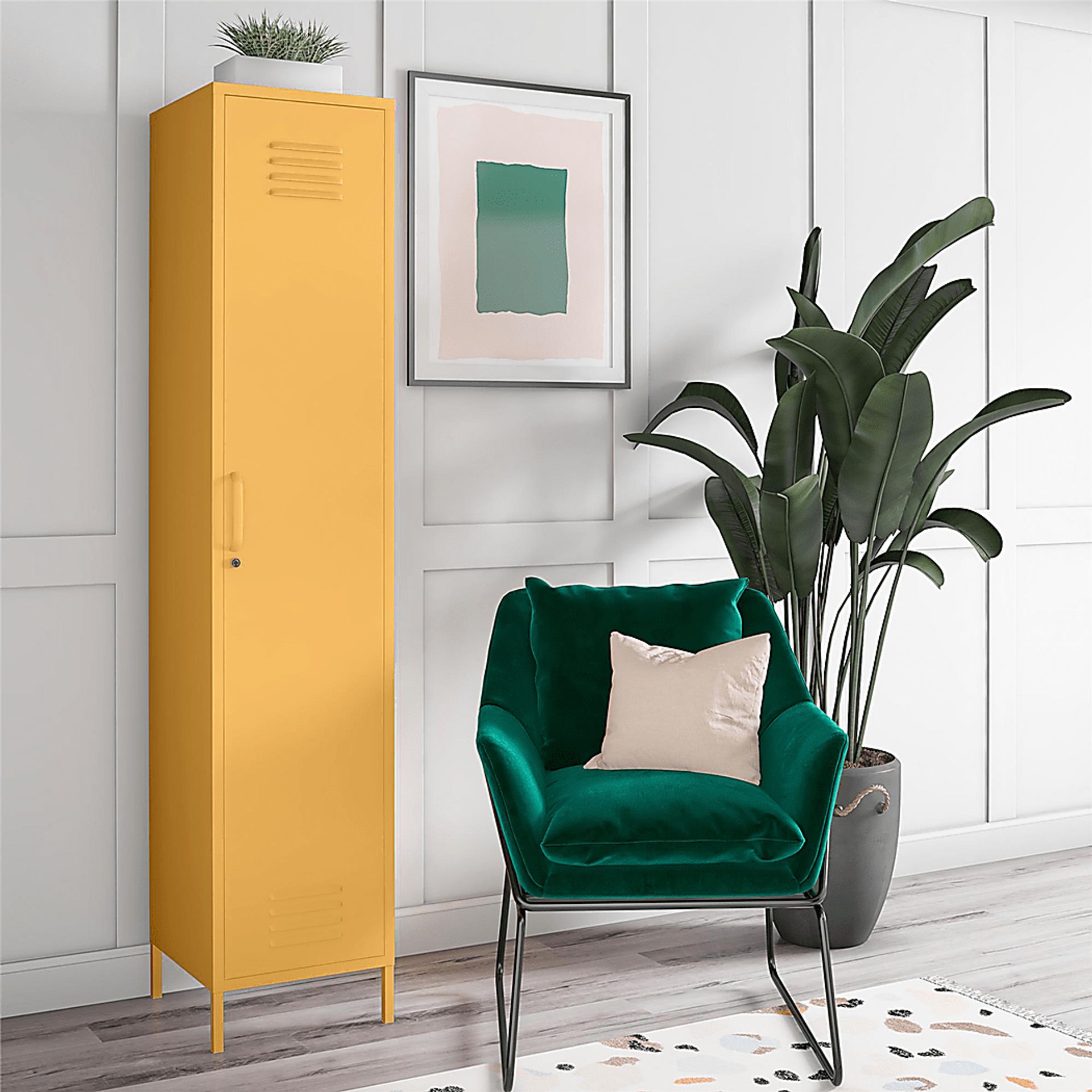 Kids Chervie Yellow Storage Locker - Image 7