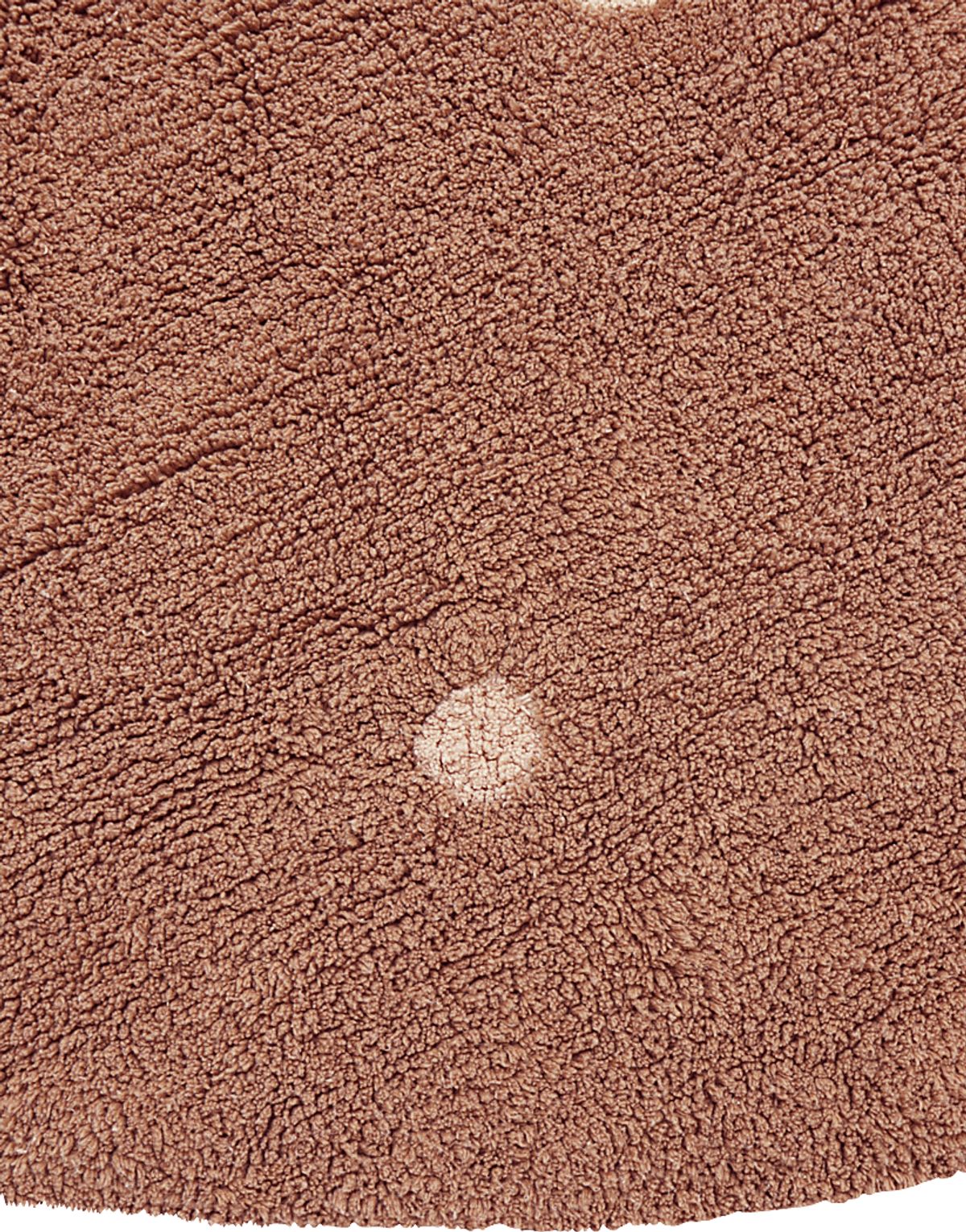 Round Dot Chestnut Brown Rug | Rooms to Go
