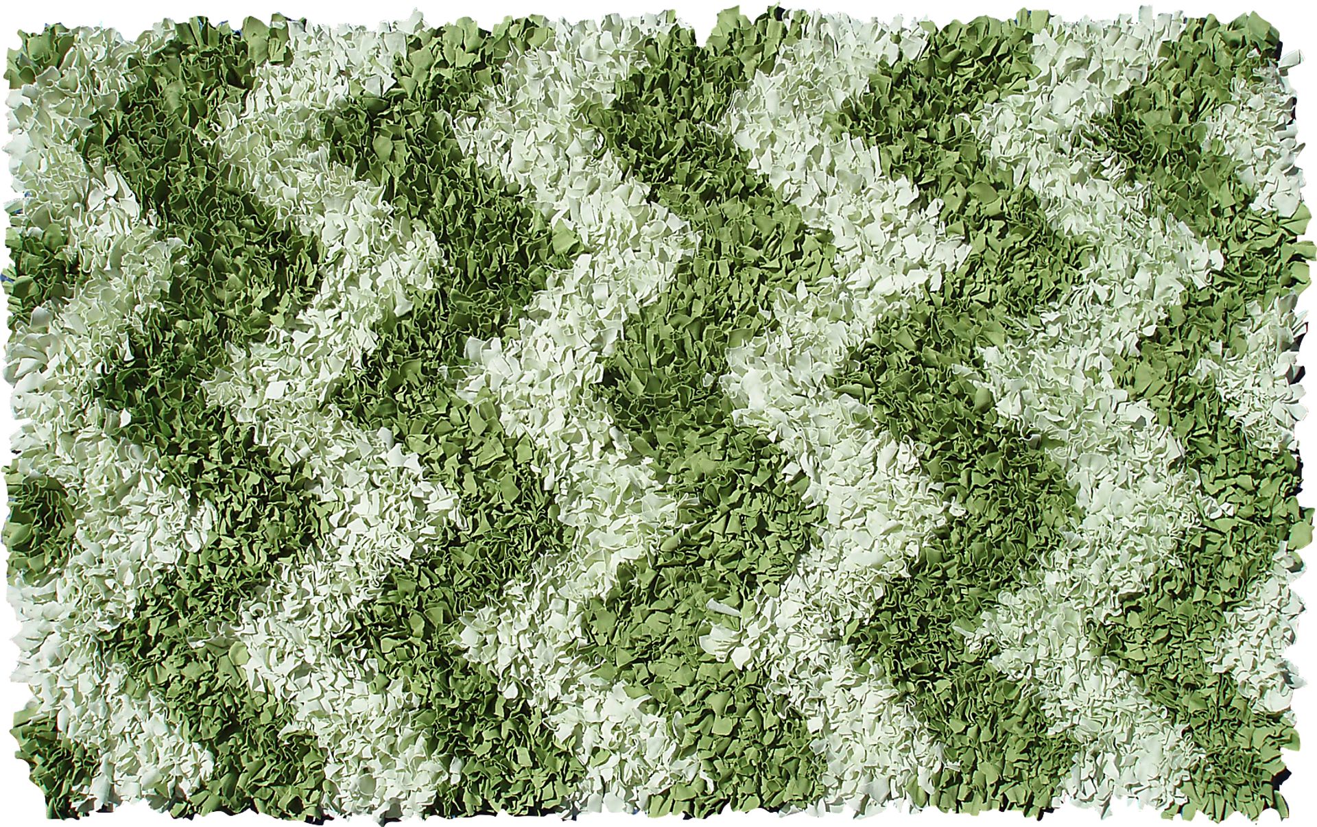 Kids Chevy Fluff Green 4'7 x 7'7 Rug - Image 1
