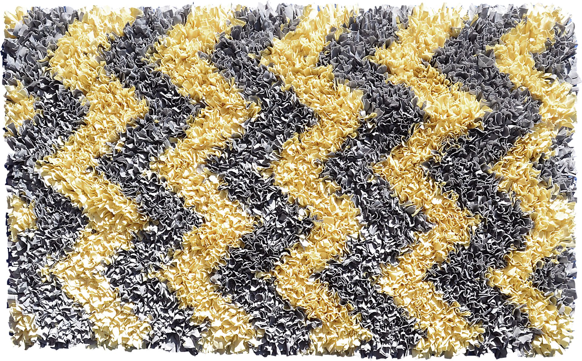 Kids Chevy Fluff Yellow 4'7 x 7'7 Rug - Image 1