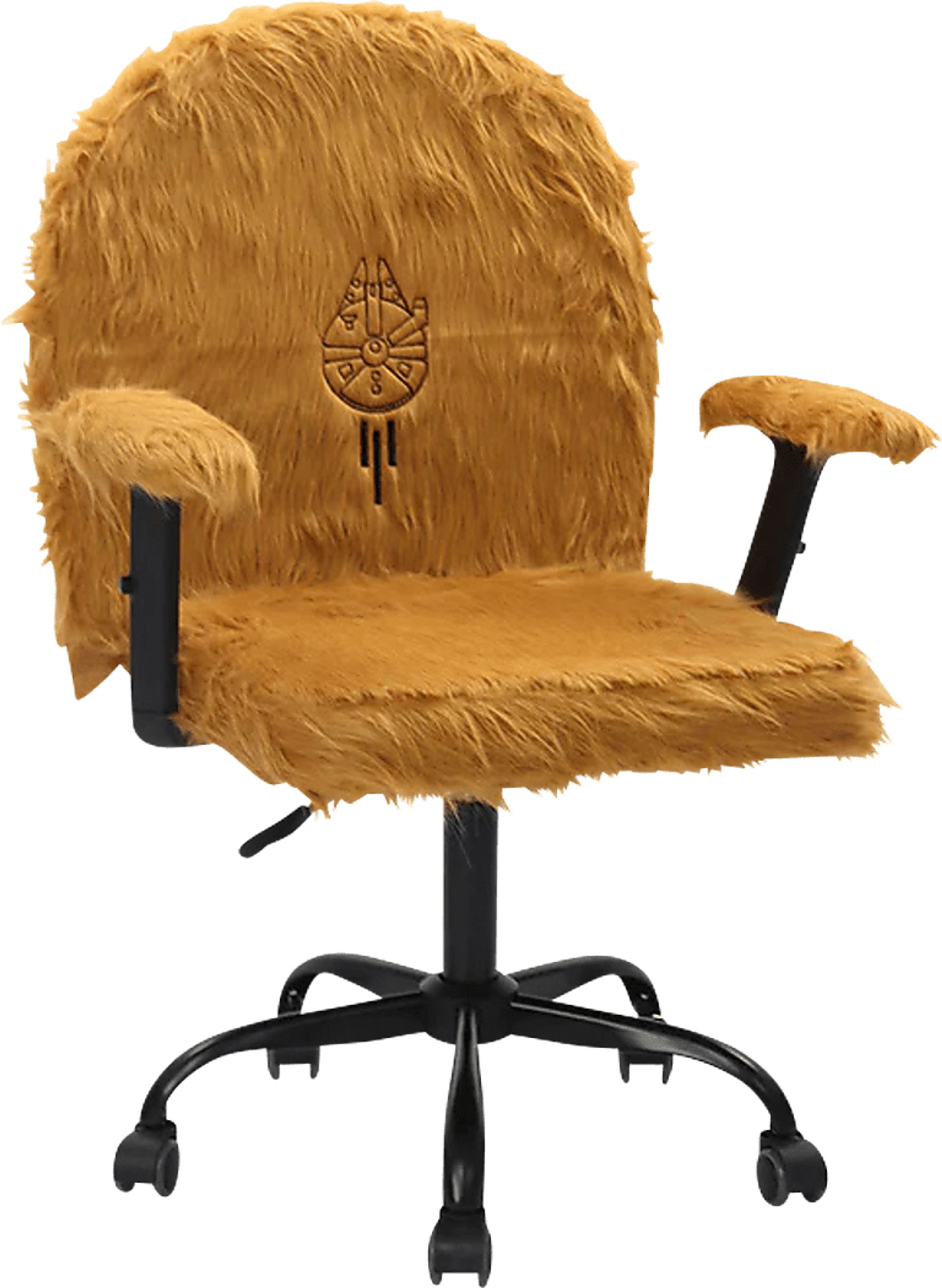Kids Chewbacca Brown Swivel Chair - Image 2