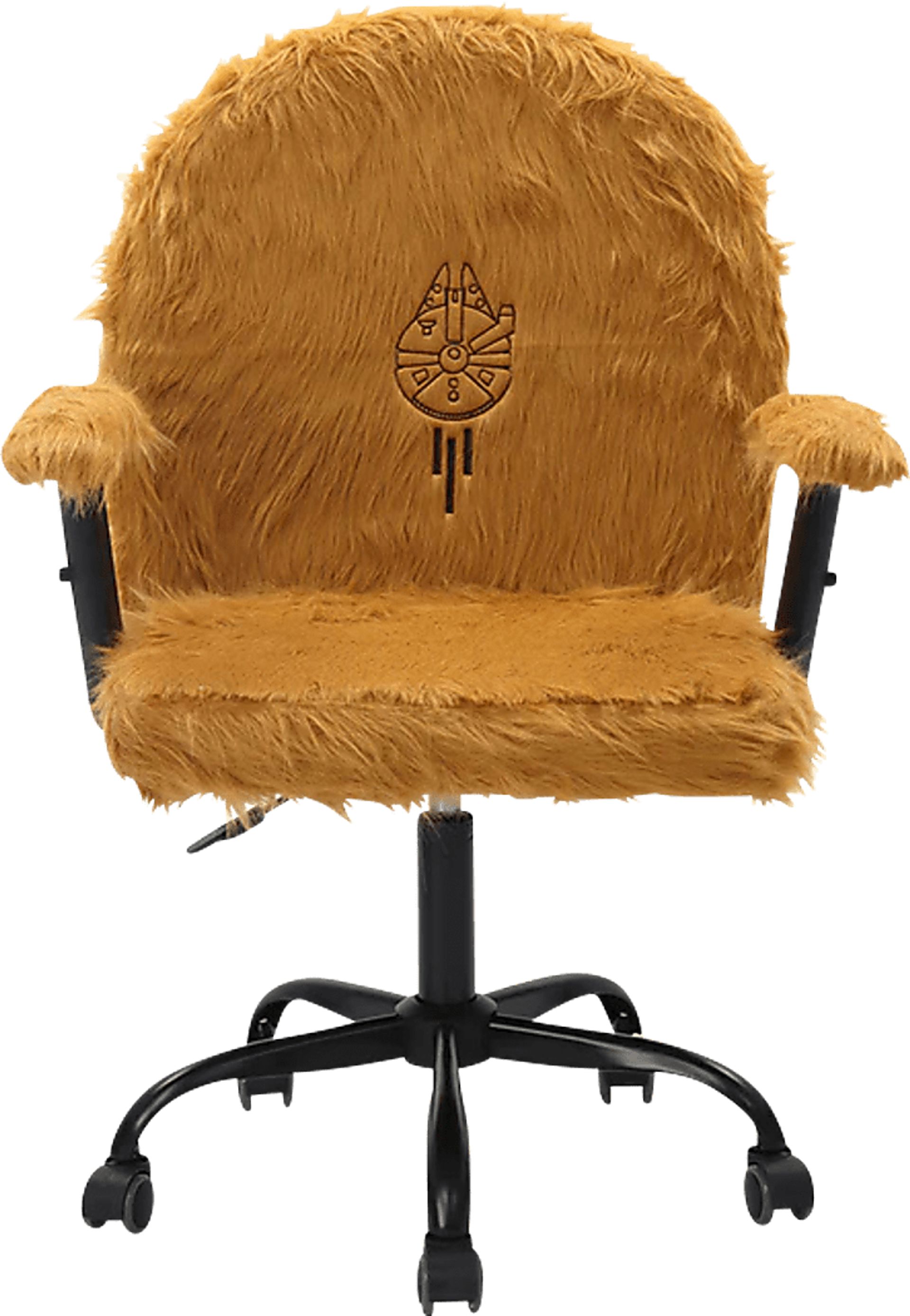 Kids Chewbacca Brown Swivel Chair - Image 3