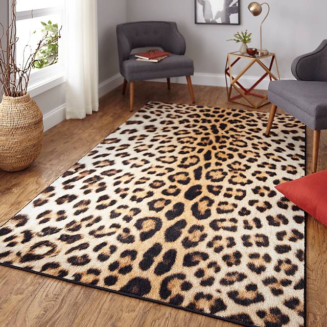 Kids Chic Cheetah Tan 5' x 8' Rug - Thumbnail - Image 2