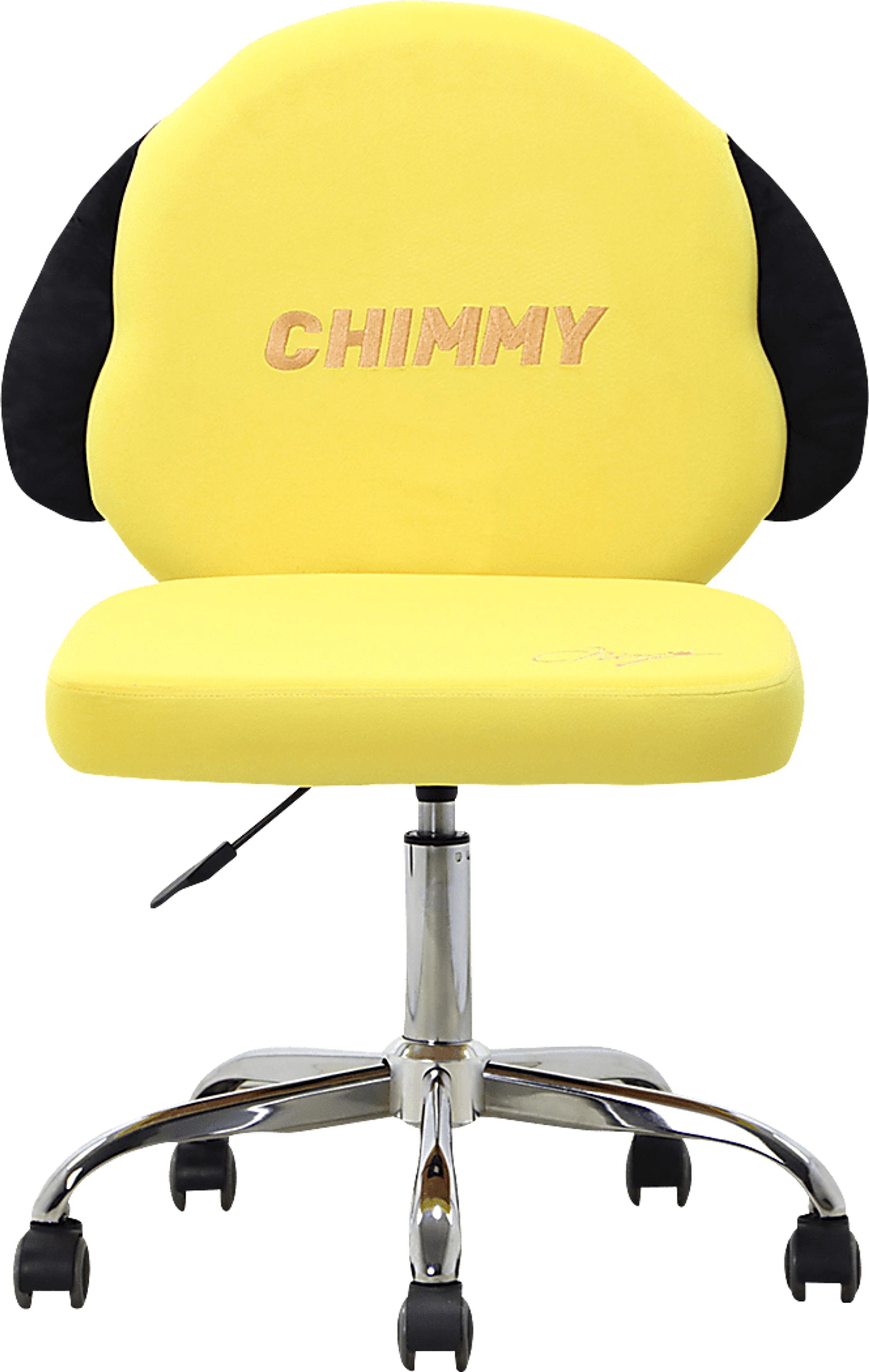 Kids Chimmy Yellow Swivel Vanity Chair - Image 2