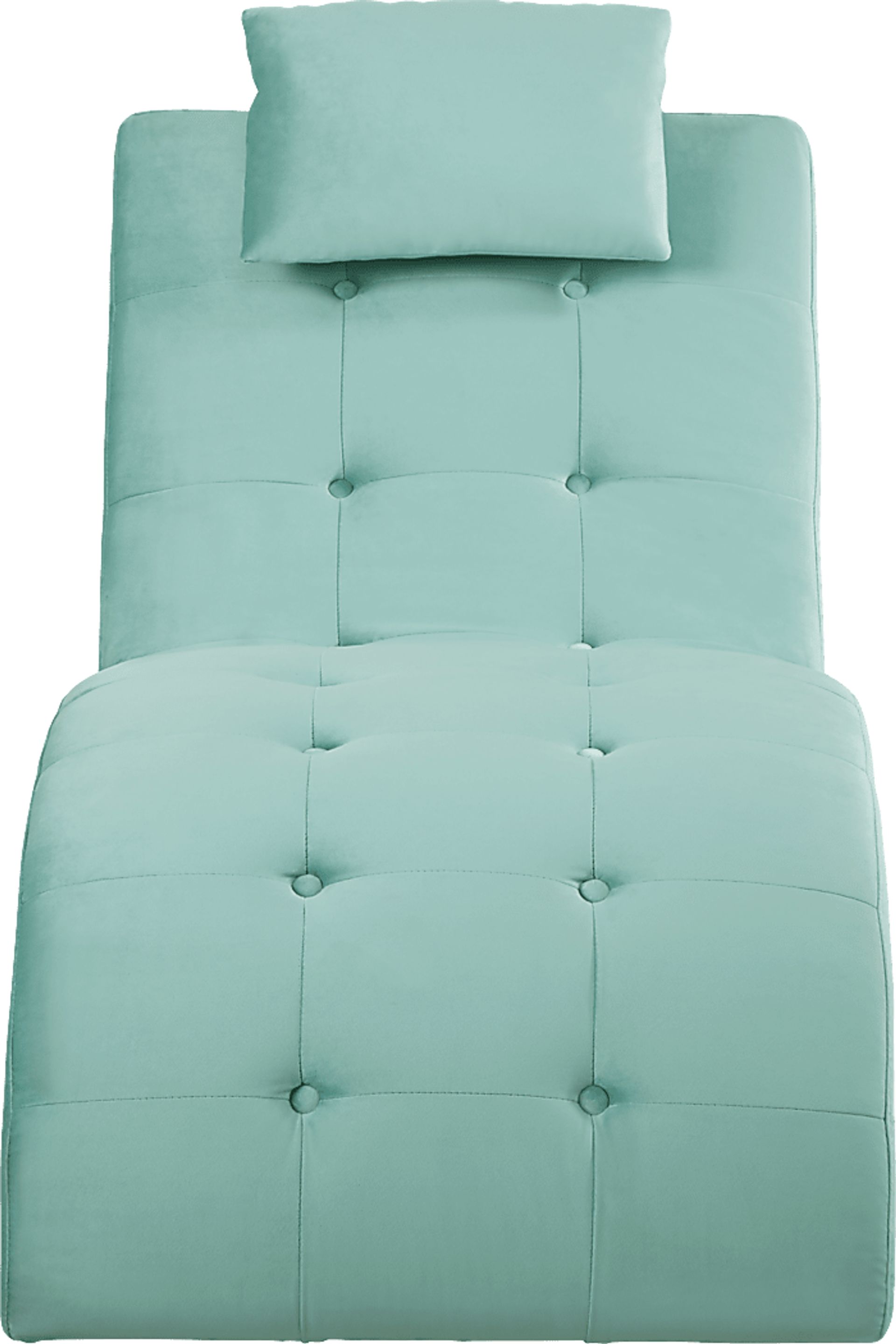 Kids Chloe Aqua Chaise - Image 2