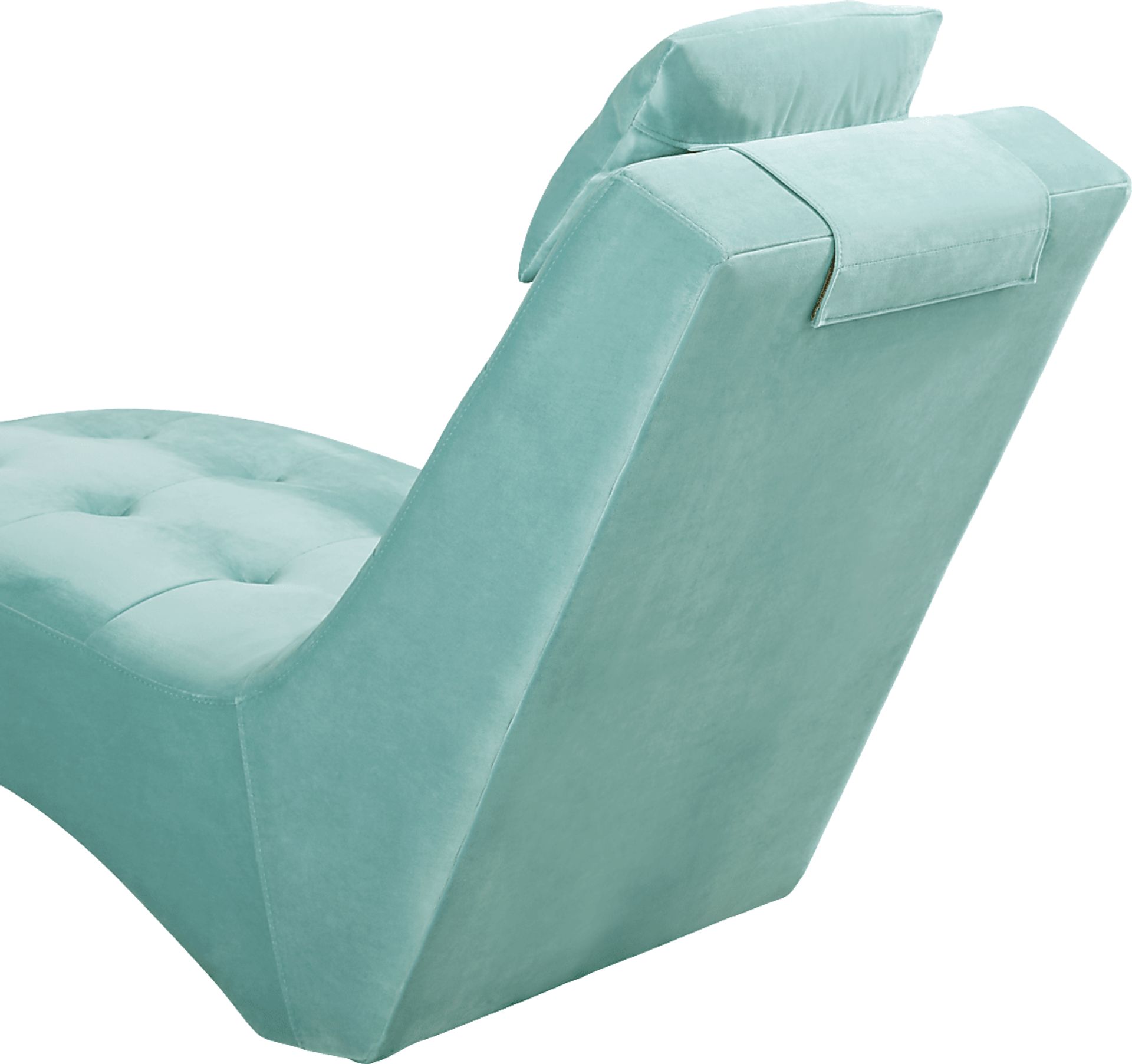 Kids Chloe Aqua Chaise - Image 3