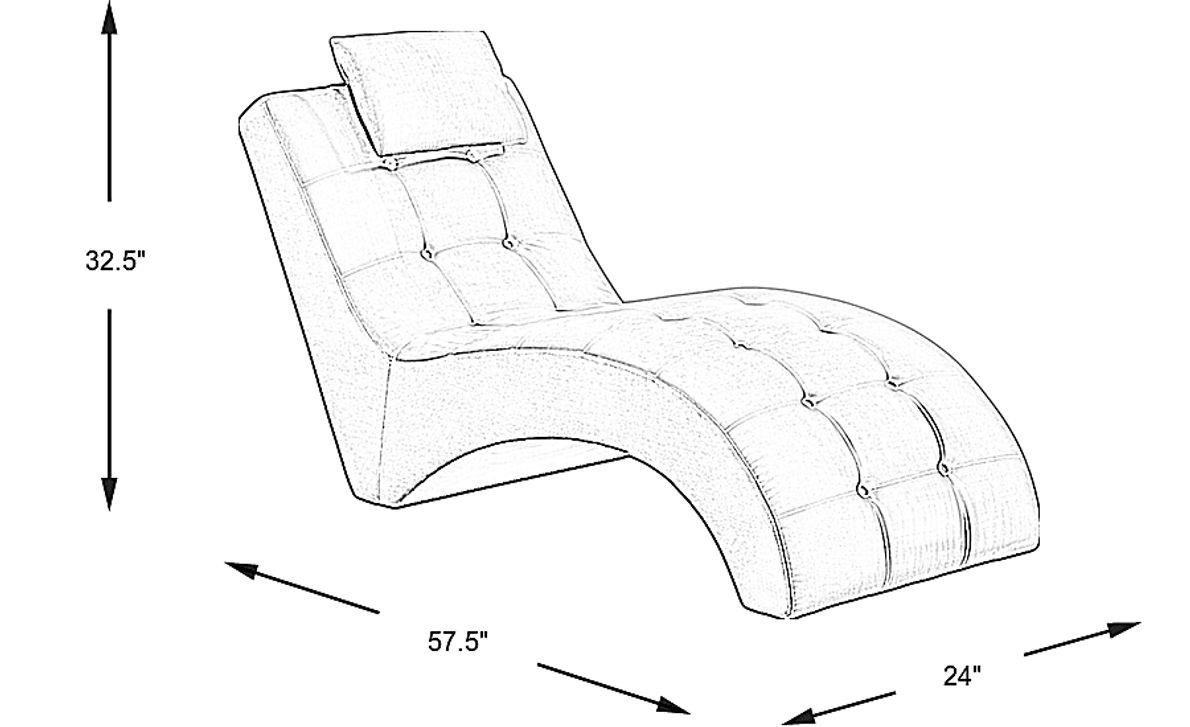Kids Chloe Silver Chaise