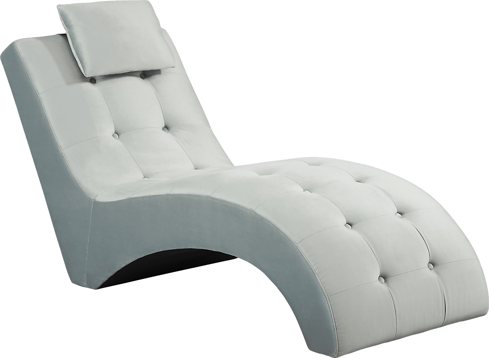 Kids Chloe Silver Chaise - Image 1