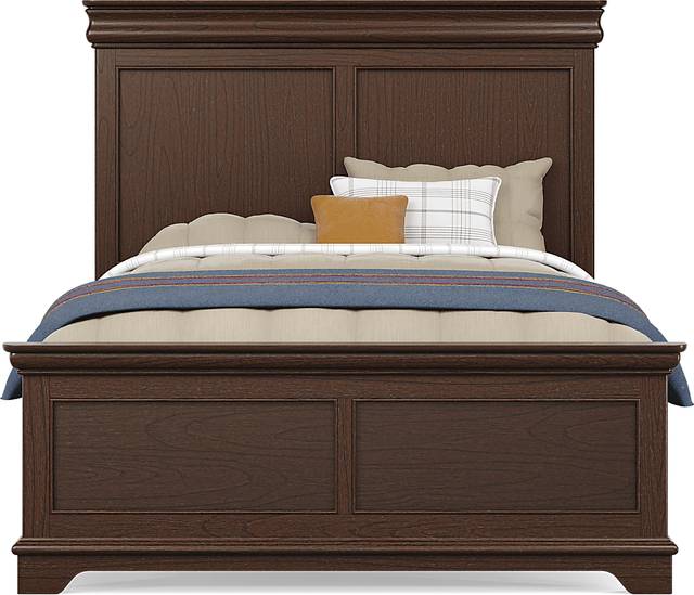 Kids Oberon Chocolate Full Panel Bedroom with Storage Side Rails - Thumbnail - Image 3