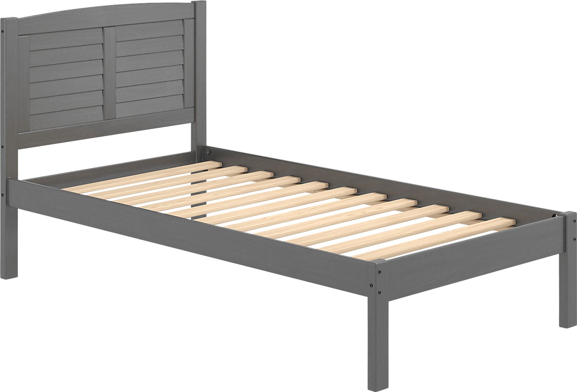 Kids Cicotte Gray Twin Bed - Image 3
