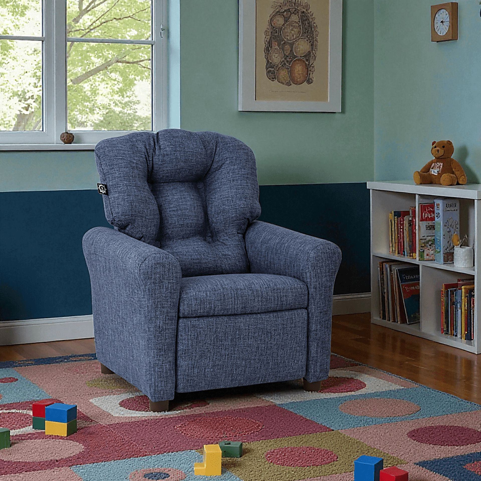 Kids Cinro Blue Recliner - Image 2