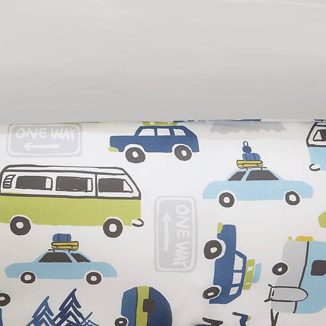 Kids City Traffic White 3 Pc Twin Comforter Set - Thumbnail - Image 4