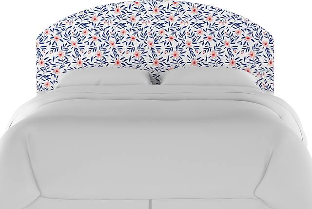 Kids Clary Blue Full Upholstered Headboard - Thumbnail - Image 2