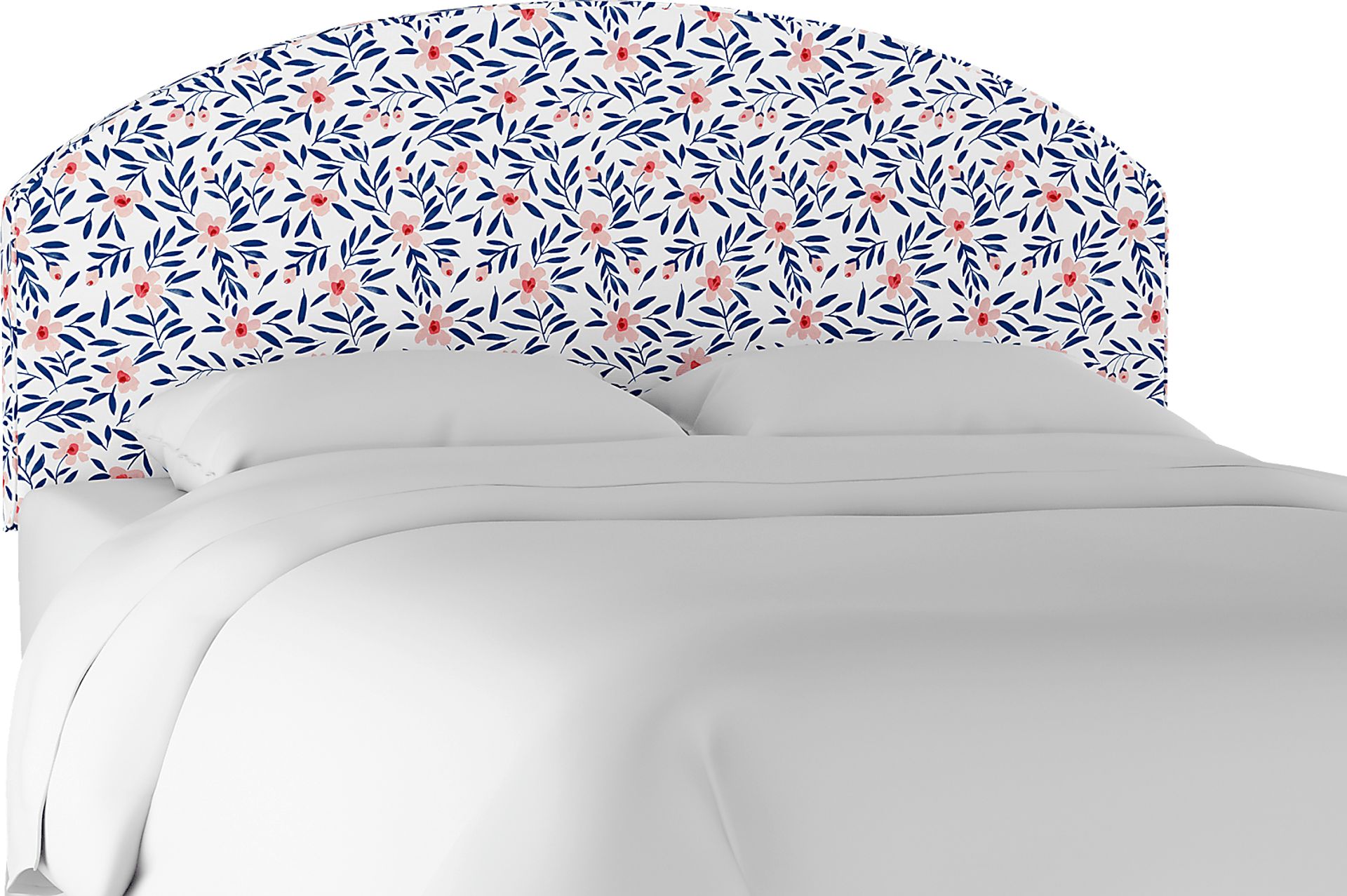 Kids Clary Blue Full Upholstered Headboard - Image 1