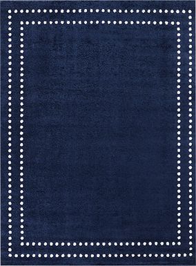 Kids Varsity Blue 5'3 x 7' Rug