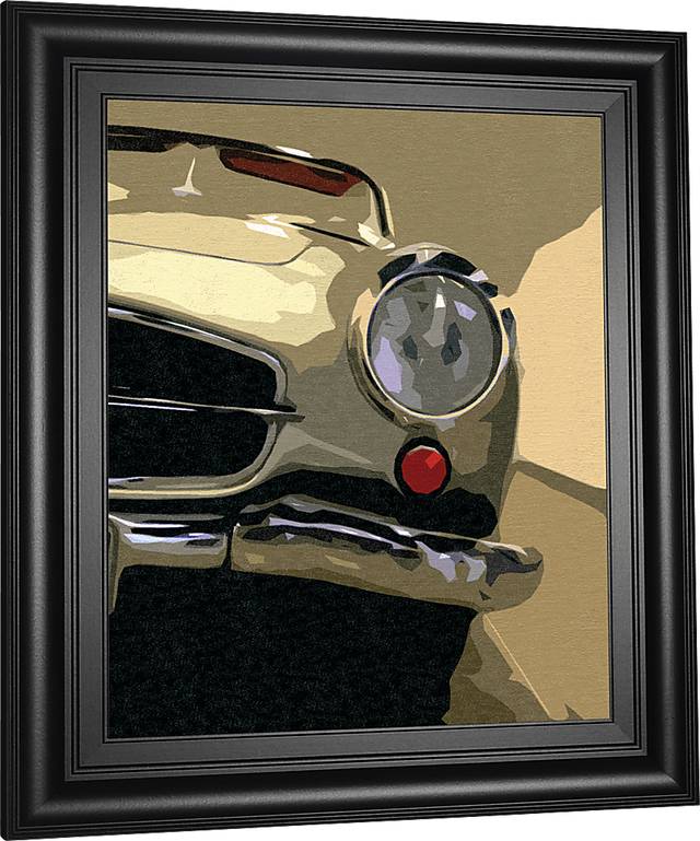 Kids Classic Benz Beige Artwork - Thumbnail - Image 1