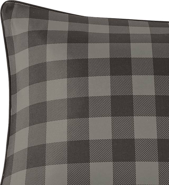 Kids Classic Checks Gray 2 Pc Twin XL Comforter Set - Thumbnail - Image 4