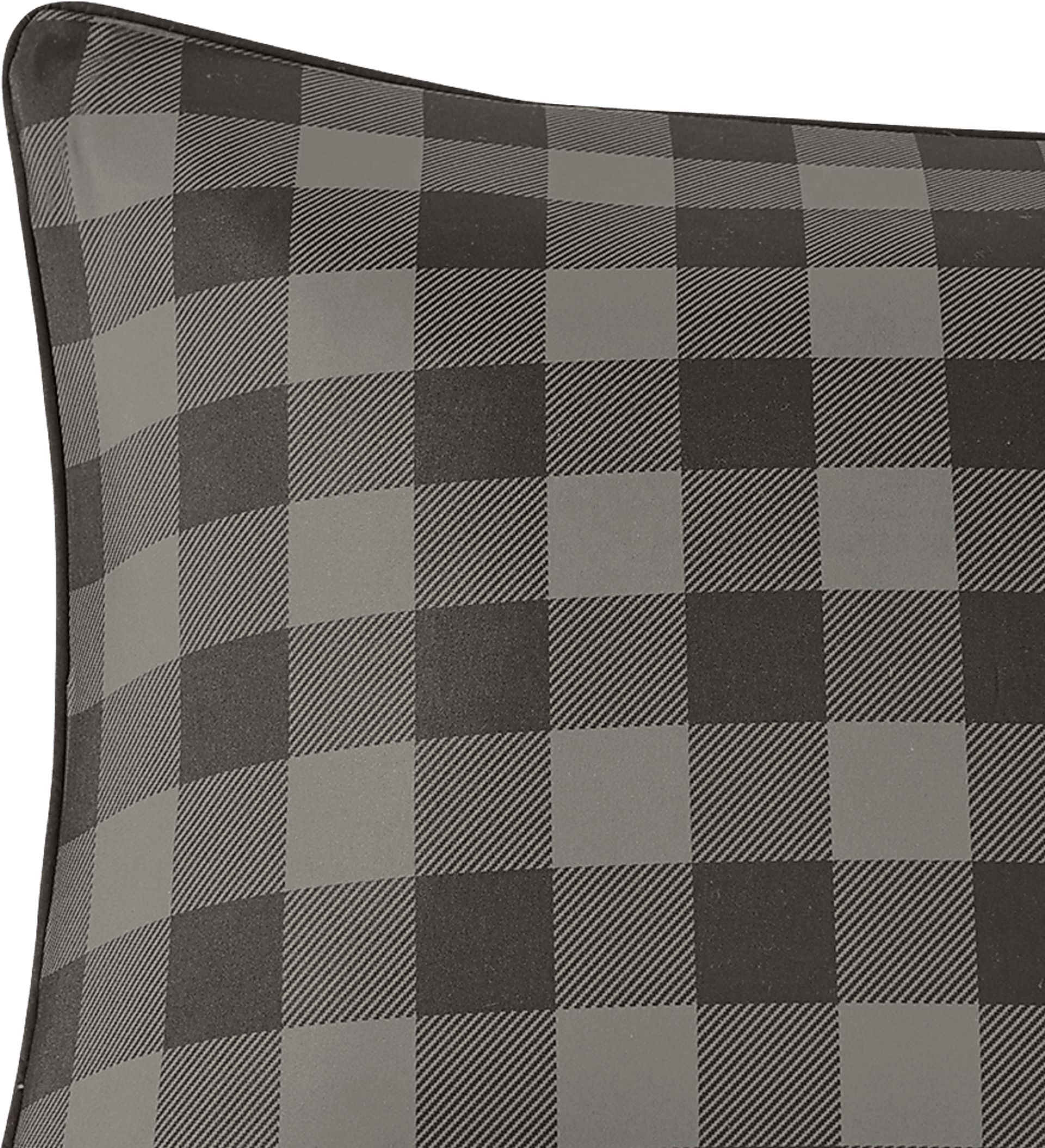 Kids Classic Checks Gray 2 Pc Twin XL Comforter Set - Image 4