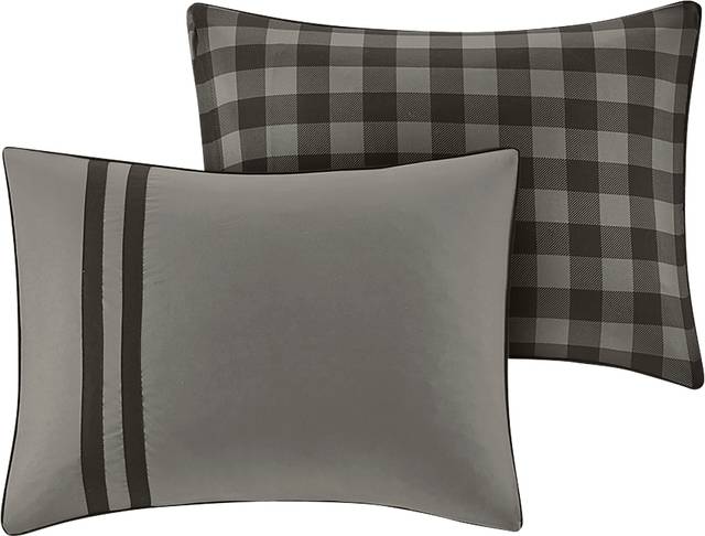 Kids Classic Checks Gray 2 Pc Twin XL Comforter Set - Thumbnail - Image 7