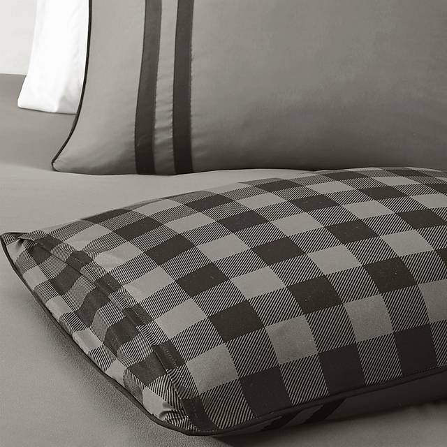 Kids Classic Checks Gray 2 Pc Twin XL Comforter Set - Thumbnail - Image 8