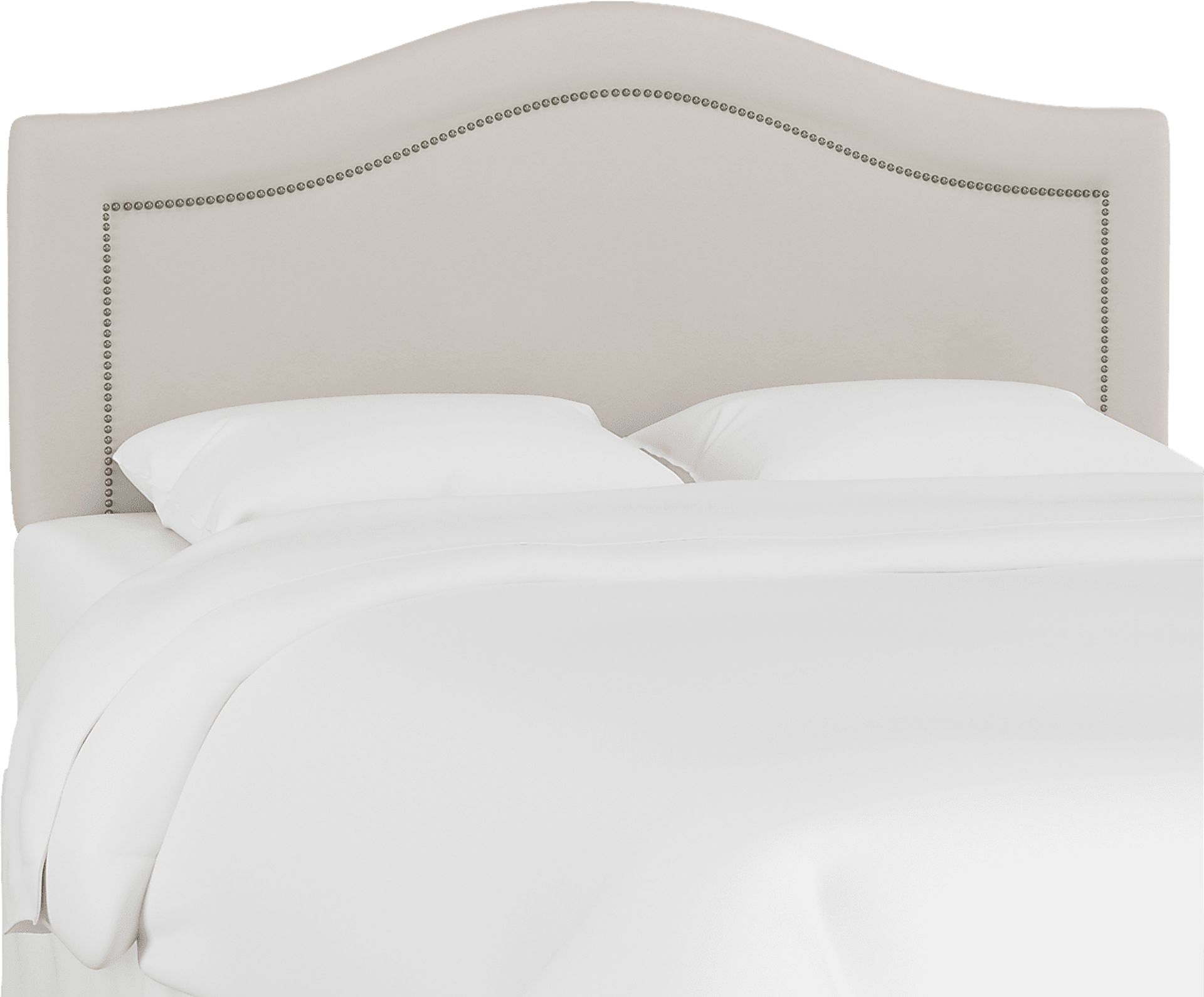 Kids Classical Notes Platinum Full Upholstered Headboard - Image 2
