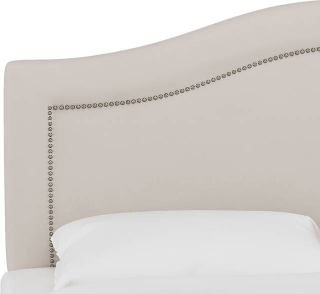 Kids Classical Notes Platinum Full Upholstered Headboard - Thumbnail - Image 3