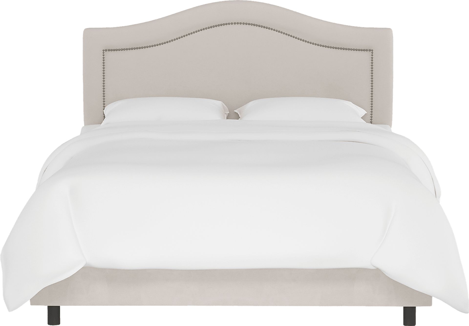 Kids Classical Notes Platinum Upholstered Twin Bed - Image 2