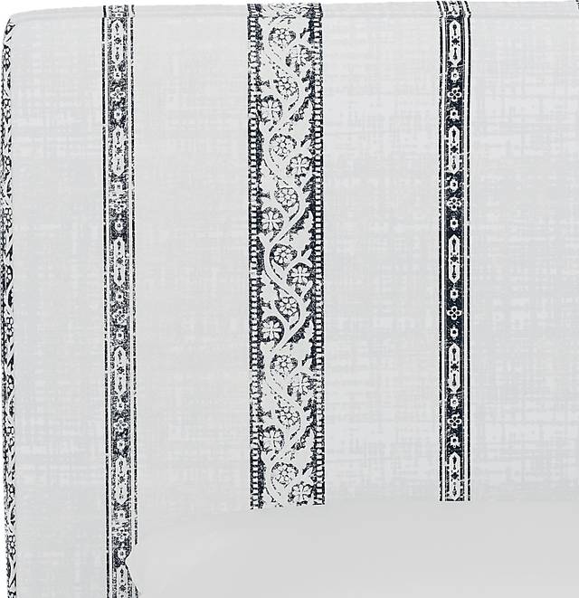 Kids Classical Notes White-Gray Twin Upholstered Headboard - Thumbnail - Image 3