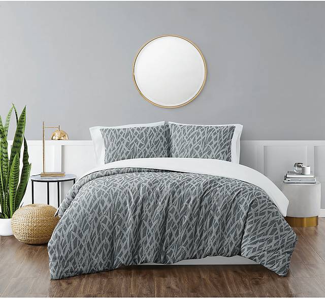 Kids Classy Scribbles Gray 2 Pc Twin XL Comforter Set - Thumbnail - Image 1