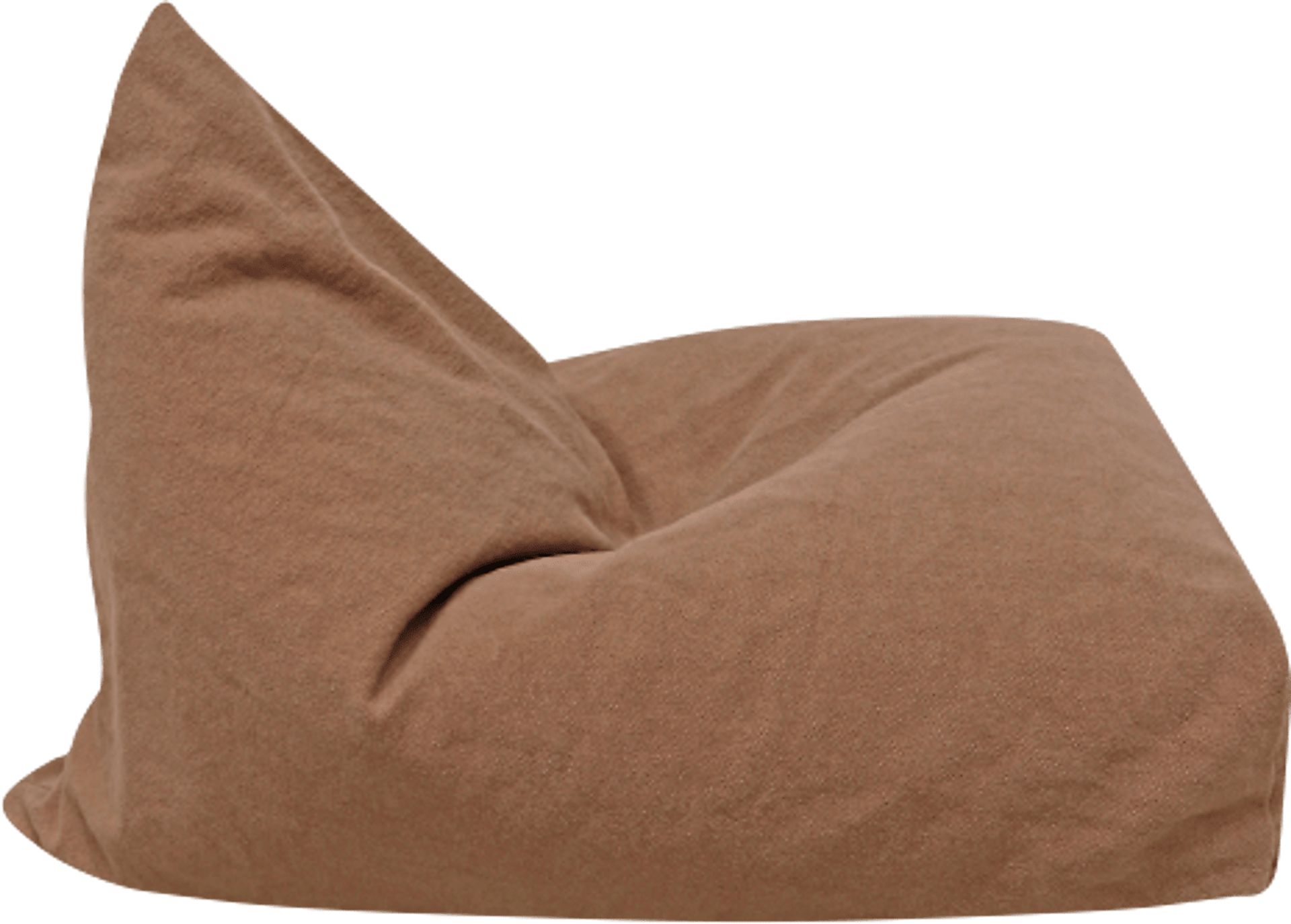 Kids Cleo Brown Bean Bag Chair - Image 2