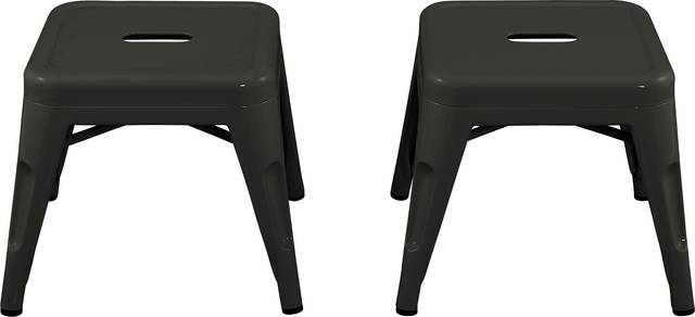 Kids Cleome Black Stool, Set of 2 - Thumbnail - Image 2
