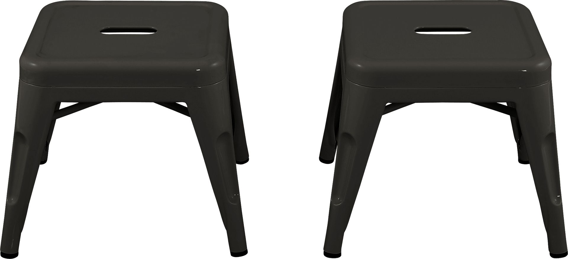 Kids Cleome Black Stool, Set of 2 - Image 2